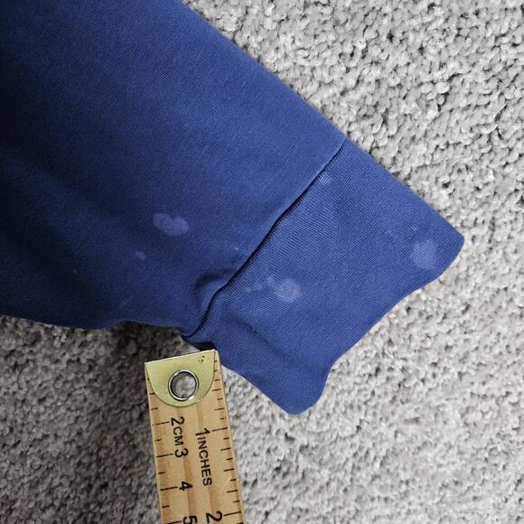 B Draddy Shirt Mens Large Blue Polo Stretch Golf Faded Pima Cotton Blend *Read* - Picture 11 of 12